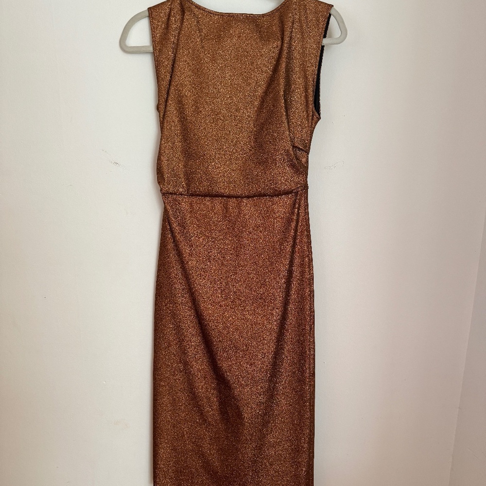 Rachel Comey Copper Cocktail Dress